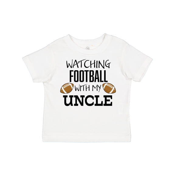 Inktastic Watching Football with My Uncle Boys or Girls Toddler T-Shirt