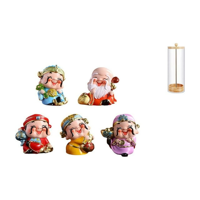 Figuras De La Fortuna, Escultura De Mesa De Resina, Estatua Adinerada, Decoración De Dormitorio, Dispensador De Pajitas, Organizador, Contenedor, Brochas De Maquillaje, Bar, Fiesta