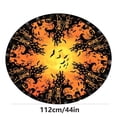 thumbnail image 5 of Halloween Clearance Tablecloth Round Pumpkin Table Cloths Ghost Table Cloth Castle Witch Circle Tablecloth for Dining Halloween Decorations Scary Night Bat Fall Autumn Buffalo Plaid, 5 of 6