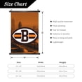 thumbnail image 3 of Cuadro colgante de PVC negro personalizado del equipo de fútbol de los Browns, varios tamaños, decoración de interiores, cuadro para colgar en la pared, cuadro decorativo para mesita de noche, 3 of 7