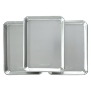 Nordic Ware Quarter Sheet, Natural, 2 count (Pack of 1) &, fits all  standard Big Extra Large Baking Sheet Pan, Silver
