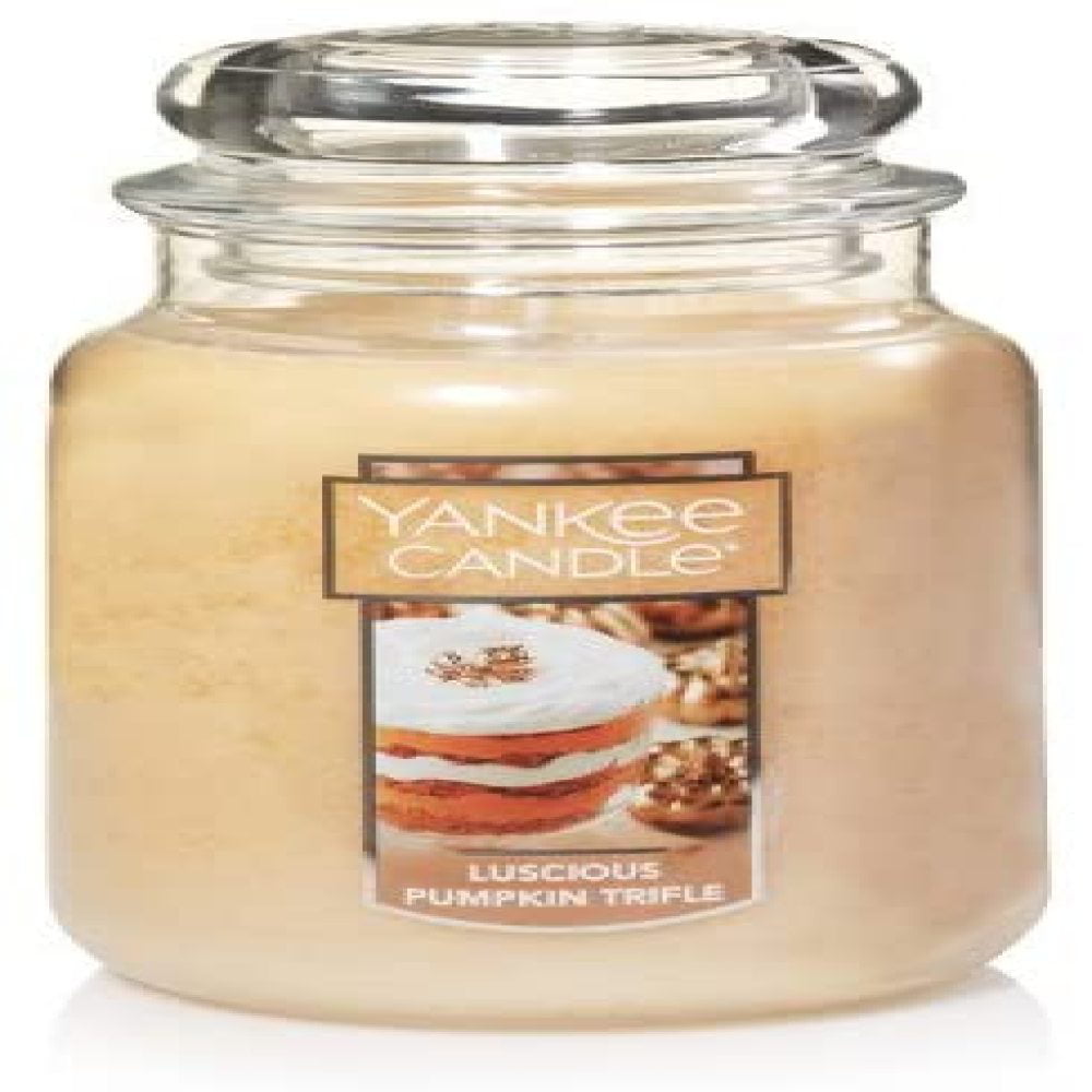 Yankee Candle Luscious Pumpkin Trifle Large Jar 22oz NEW Vanilla Cream 