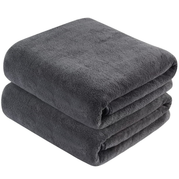 Toalla de baño de microfibra, juego de toallas de ducha extragrandes ultra absorbentes para duchas diarias, toallas de baño suaves de secado rápido para fitness, clubes de natación, salones de