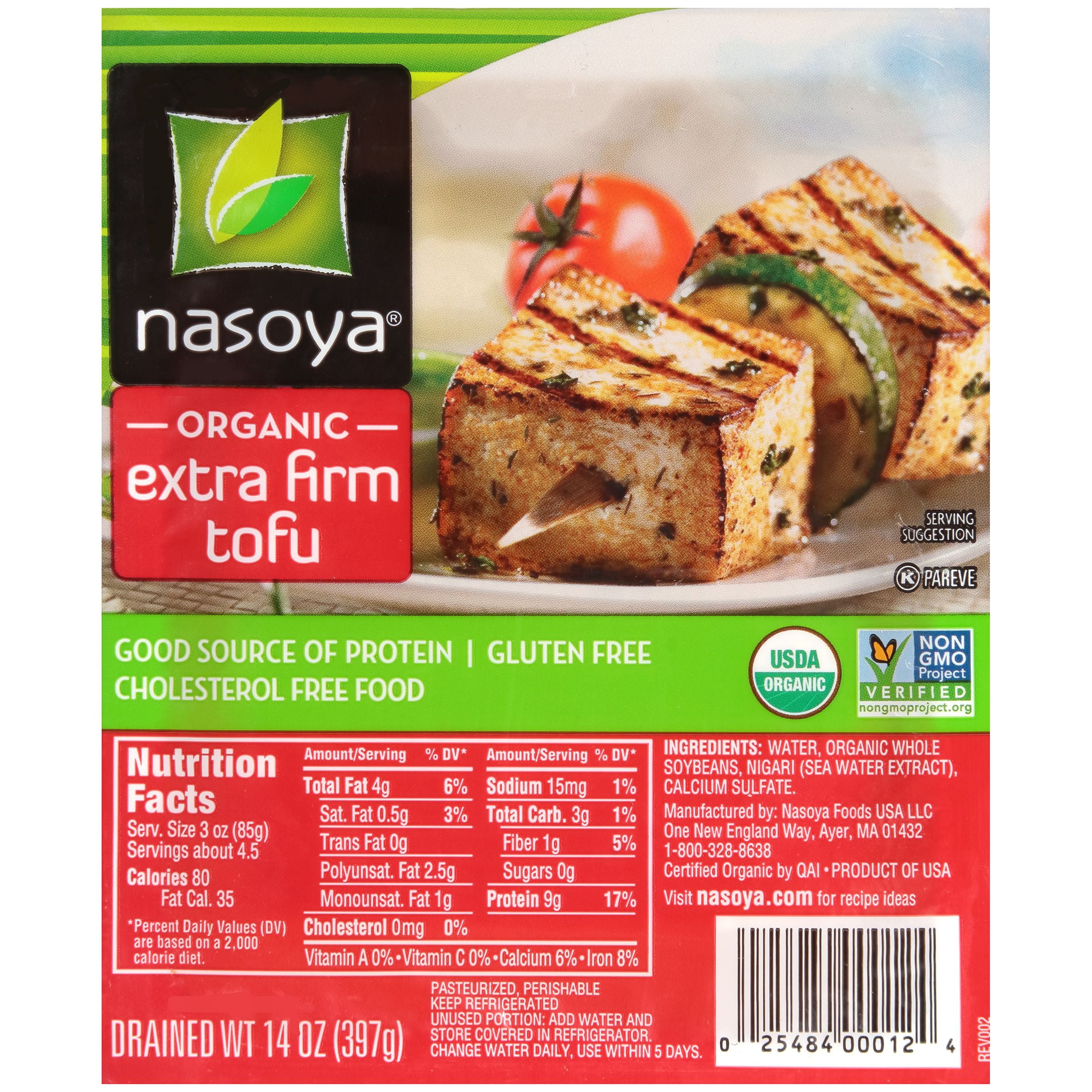 Nasoya Extra Firm Organic Tofu, 14 oz - Walmart.com ...