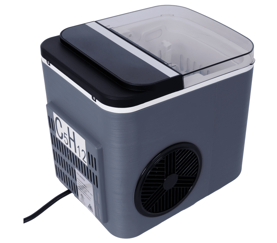 Portable Ice Maker Countertop, Self-Cleaning Ice Makers with Basket and Scoop
