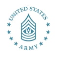 thumbnail image 1 of E-9 Sergeant Major of the Army US Army Rank Sticker Decal Die Cut - Self Adhesive Vinyl - Weatherproof - Made in USA - Many Color and Sizes - sma or-9 e9, 1 of 6