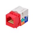 thumbnail image 3 of Monoprice - Keystone jack - CAT 6 - RJ-45 - Rouge, 3 of 7