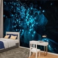 thumbnail image 2 of Peel and Stick Wallpaper Canvas Abstract Nature Close Up New Zealand Glow Worms Cave Modern Art Wall Mural Decor Self Adhesive and Removable 100in x 144in, 2 of 7
