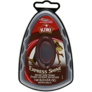 KIWI Express Shine Sponge, Brown, 0.23 oz, Pack of 3