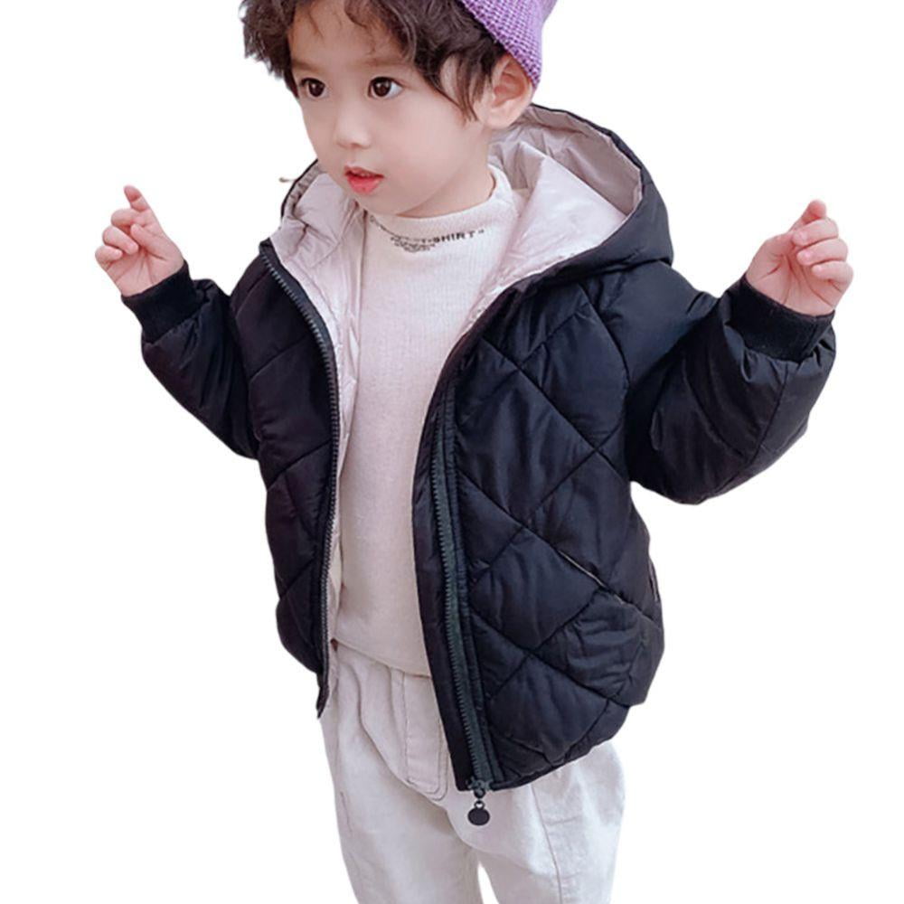 Details about   Toddler Kids Baby Boys Girls Winter Stripe Jacket Zipper Hooded Windproof Coat 