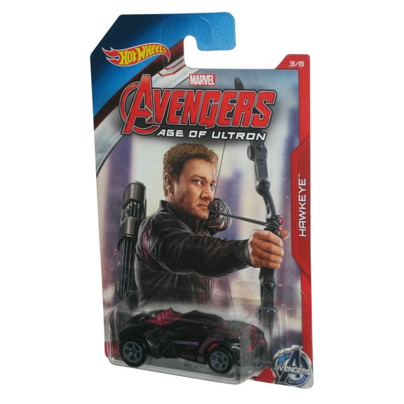 Marvel The Avengers Age of Ultron Hawkeye Growler (2014) Hot Wheels Toy Car #3/8
