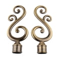 thumbnail image 5 of 2x Window Curtain Finals Dia.22mm Rod Bronze 1_Bronze, 5 of 8