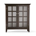 thumbnail image 5 of Simpli Home Acadian 39 inch Wide Solid Wood Transitional Storage Cabinet in Brunette Brown, 5 of 5