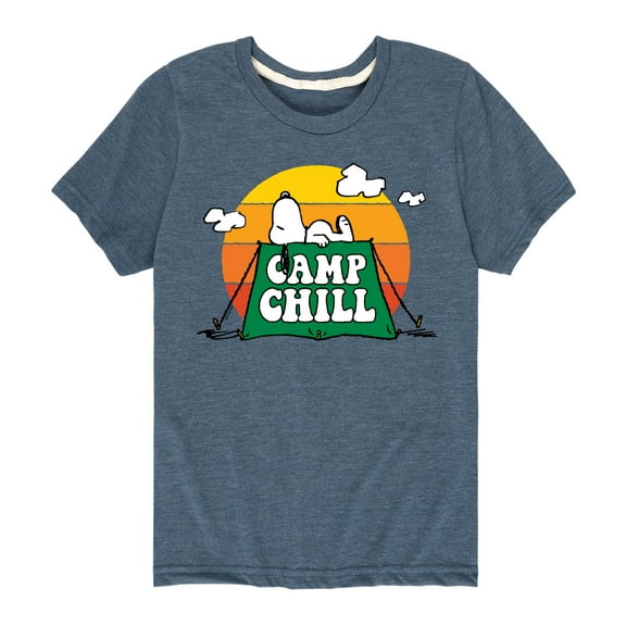 Peanuts - Camp Chill - Toddler & Youth Short Sleeve Graphic T-Shirt