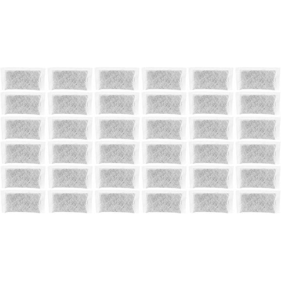 Nispira Replacement Activated Charcoal Water Filter Sachets for Megahome and Other Countertop Water Distiller, 36 packs