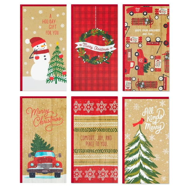 Hallmark Christmas Gift Card Holders or Money Holders Assortment