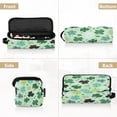 thumbnail image 5 of Hair Tool Organizer Bag with Heat Resistant Mat Removable Travel Storage Case for Hot Air Brushes Curling Irons Various Patterns Shamrocks, 5 of 8