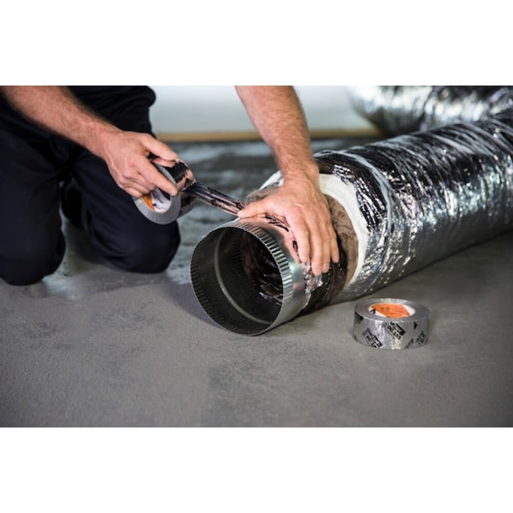 Shurtape Duct Tape, Silver, 120-1/4 yd L, 1-7/8 in W 164686