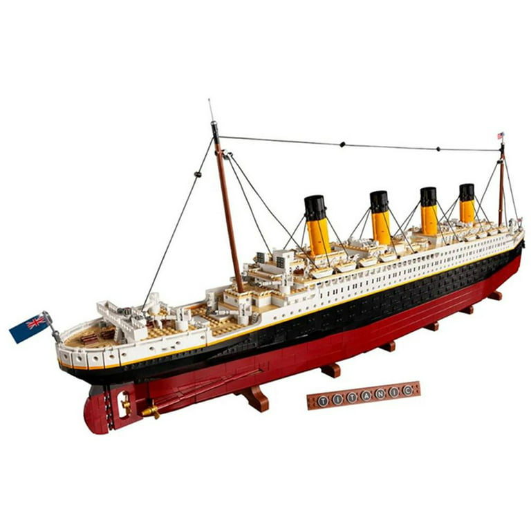 Yanscian Titanic Ship Model Building Block Brick kit Set Toy for Kids &  Adults, 2401 PCS Titanic Cruise Ship Compatible Educational Construction  Age