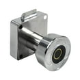 thumbnail image 1 of kurtrusly Smart Fingerprint Drawer Lock for Box Wardrobe Bedroom Locker Home Office Wardrobe Silver 22mm, 1 of 9
