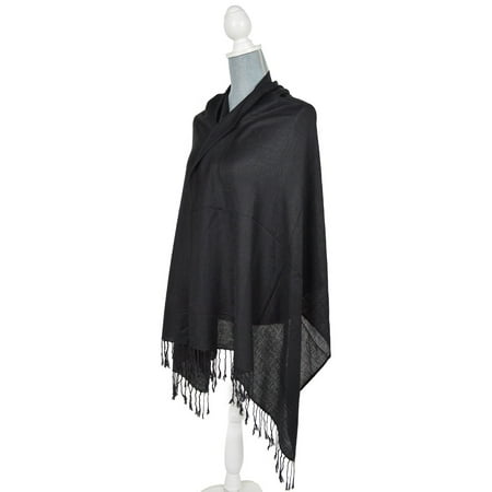 - Premium Soft Paisley Pashmina & Silk Shawl / Wrap / Stole / Scarf