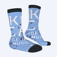 thumbnail image 2 of Four Seasons Universal Socks (2 Pairs) - Trendy Unisex Mixed Color Design with Fun Patterns Perfect for Any Occasion, 2 of 5