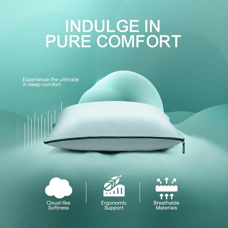 Free Shipping! Marlow Adjustable Memory Foam Bed Pillow King