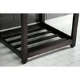 thumbnail image 3 of Kingston Brass VWP2522W8A5 Quadras 25" Ceramic Console Sink with Steel Base and Shelf (8-Inch, 3-Hole), White/Oil Rubbed Bronze, 3 of 7