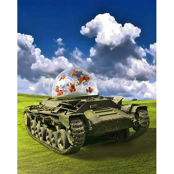 Fish Tank - CANVAS OR FINE PRINT WALL ART