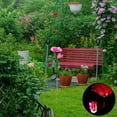 thumbnail image 1 of Luces de simulación de rosa doble cabeza con energía solar para jardín al aire libre LED de color rosa, 1 of 5