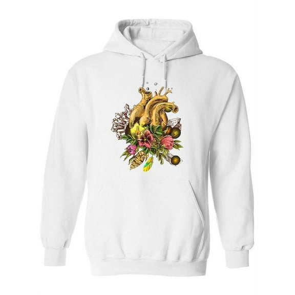 Bohemian Heart Design Hoodie Women -Image by Shutterstock, Female 3X-Large