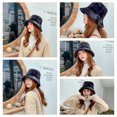 thumbnail image 3 of Sombrero De Cubo De Pelo De Conejo Artificial A La Moda, Sombrero De Pescador Cálido Unisex Para Otoño E Invierno, Sombrero De Lavabo De Felpa De Color Sólido Minnieouse AP006790-02, 3 of 5