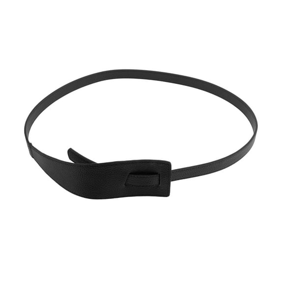 Unique Bargains 1 Pc Adjustable Waist Belt Bohemian Tie Belt Versatile Pattern Black