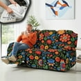 thumbnail image 4 of COEQINE Lazy Boy Recliner Chair Cover 3 Seater Sofa Slipcover 8 Pieces Comfy Dog Couch Cover Reclining Chair Slipcover with Side Pocket for Pets, Kids, Colorful Bohemian Floral, 4 of 8