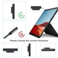 thumbnail image 2 of For Surface Book 2 Charger 102W 15V 6.33A Surface Laptop Power Supply Compatible with Microsoft Surface Book 2/3 Surface Laptop 2/3 Surface Pro 7 DC Cable 3.94ft with USB 5V 1.5A, 2 of 12