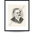 thumbnail image 1 of Gedolim Portraits 11 x 14 In. Wall Art - Rav Samson Raphael Hirsch Wall Art, 1 of 1