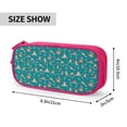 thumbnail image 3 of Uemuo Giraffes Doing Various Yoga Printed Pencil Pen Case, Portable Pencil Pouch with Zipper, Compact Stationery Bag Makeup Bag, Pencil Bag for Home Office, 3 of 9