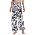 thumbnail image 1 of Sexy Dance Pantalones de salón Palazzo de talla grande para mujer, pantalones de pijama informales holgados de leopardo, ropa de dormir, 1 of 4