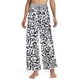 thumbnail image 1 of Sexy Dance Pantalones de salón Palazzo de talla grande para mujer, pantalones de pijama informales holgados de leopardo, ropa de dormir, 1 of 4