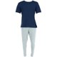 thumbnail image 1 of Ten West Apparel  Knit Solid Short Sleeve Long Leg Pajama Set (Men), 1 of 4