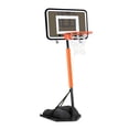 thumbnail image 1 of DYNWAVECA Foldable Basketball Hoop Folding Sports Equipment for Beach Backyard Outside Gray, 1 of 9