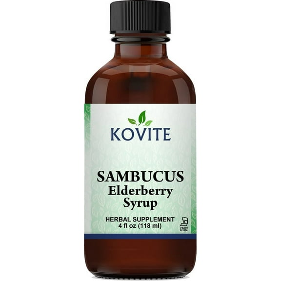 Kovite Kosher Sambucus Elderberry Syrup  - 4 oz.