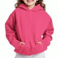 thumbnail image 2 of TBWNWG Girls Hoodies & Sweatshirts Pullover Warm Thickened Hooded Sweatshirt for Toddler and Big Kids Casual Outerwear,Size 9-10 Years, 2 of 9