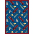thumbnail image 2 of Playful Patterns - Children's Area Rugs Hook and Ladder, 3'10" x 5'4", Green, 2 of 2