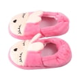 thumbnail image 3 of Chaussons d'Hiver en Coton pour la Maison Style Cartoon Rabbit Antidérapants Chaussures pour Bébé en Coton Garçons Filles Pantoufle - Rouge Rose 13/14, 3 of 6