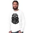 thumbnail image 5 of Big Bad Beard Dad Fathers Day Gift Men's Long Sleeve Tee T Shirt Brisco Brands S, 5 of 6