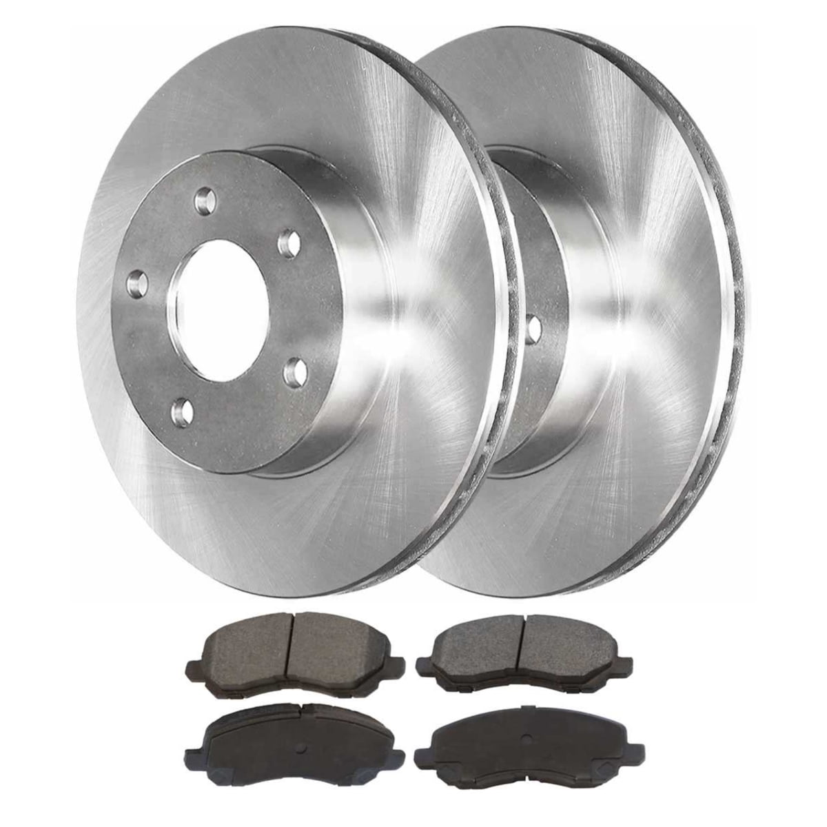 AutoShack Front Brake Rotors and Performance Ceramic Pads Kit Driver