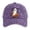 Purple, variant on Baseball Caps for Women Halloween Print Washed Baseball Cap Adjustable Unisex Casual Hat for Outdoor Sports and Daily Wear