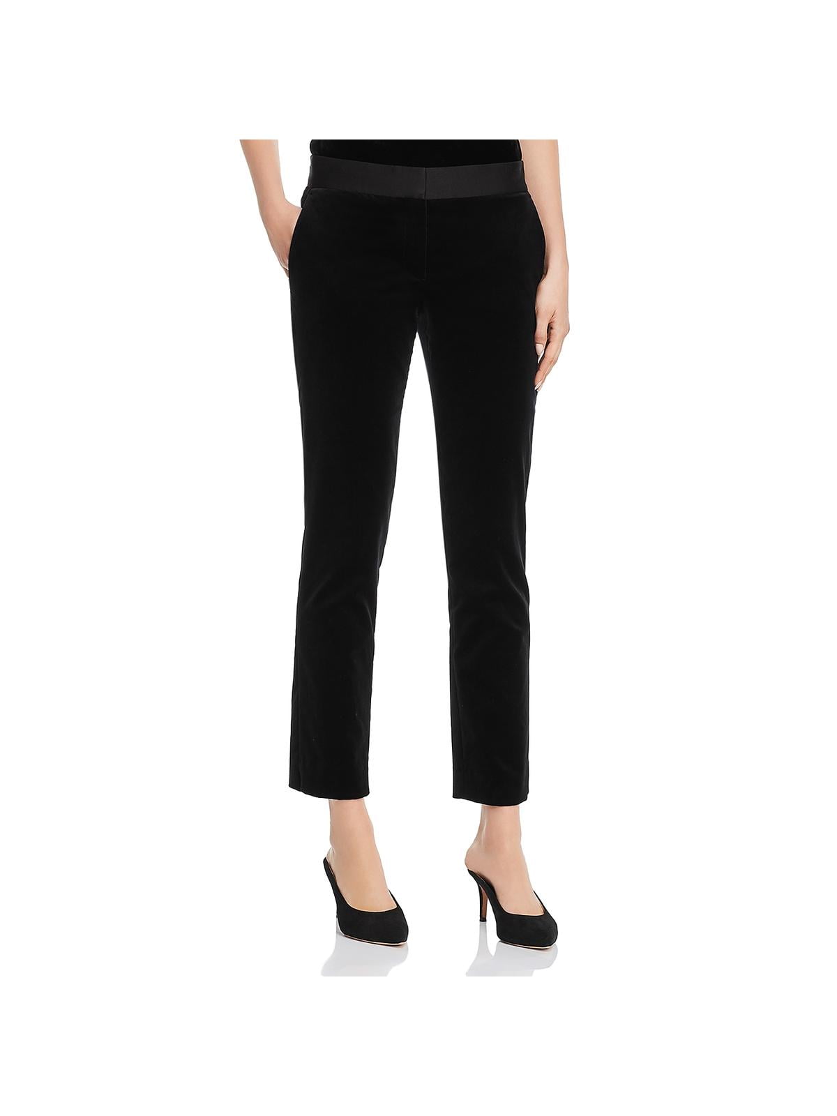 women's velvet dress pants