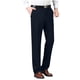 thumbnail image 2 of Puntoco Pantalones casuales de longitud completa para hombre, pantalones de traje con cremallera y bolsillo para hombre, pantalones de tubo recto para negocios, pantalones de color sólido, 2 of 5
